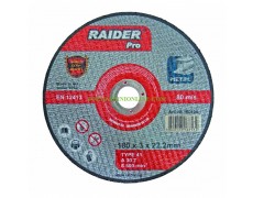 Диск за рязане на метал 180 х 3.0 х 22.2 мм Raider pro 160126 thumbnail image