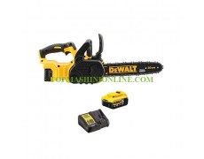 Безчетков акумулаторен верижен трион DeWALT DCM565P1 5 Ah, 18 V Li-ion, 300 мм с батерия и зарядно thumbnail image