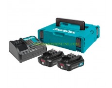 Комплект акумулаторна батерия Makita MKP1SA122 12 V / 2.0 Ah 2 бр. BL1021B и зарядно устройство Makita DC10SB thumbnail image