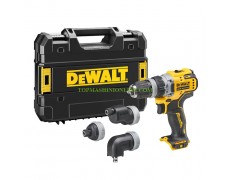 Комплект безчетков акумулаторен винтоверт DeWALT DCD703NT 12 V Li-Ion, 57.5 Nm с 4 приставки в куфар без батерия и зарядно устройство thumbnail image