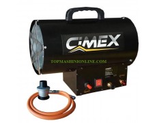 Калорифер на газ 15 КW Cimex LPG15 с включен редуцир вентил и маркуч 320 м3/ч thumbnail image