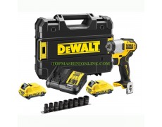 Комплект безчетков ударен акумулаторен гайковерт 3/8" DeWALT DCF902D2K с 2 батерии 12 V, 2 Ah Li-Ion, 168 Nm, зарядно устройство в куфар и вложки. thumbnail image