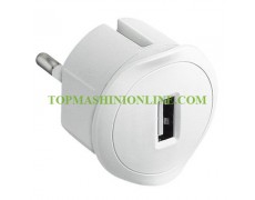 Адаптор от 220 V към USB порт Legrand 50680 1.5 A, 5 V, 230 V, бял thumbnail image