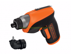 Акумулаторна отвертка Black&Decker CS3652LC + приставка за завиване под прав ъгъл 3.6 V, 1.5 Ah, Li-Ion, 5.5 Nm thumbnail image