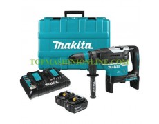 Акумулаторен перфоратор SDS-Max Makita DHR400T2UN 18+18 V, 5 Ah Li-ion, 8 J с 2 батерии, зарядно устройство в куфар. thumbnail image