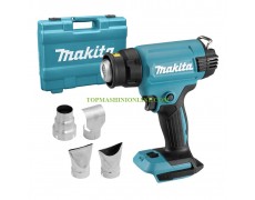 Акумулаторен пистолет за горещ въздух с 4 дюзи 18 V Makita DHG181ZK Li-Ion, 120-200 л/мин, 550 °C в куфар без зарядно устройство и батерии thumbnail image