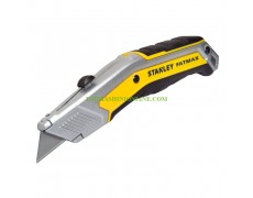 Метален макетен нож с трапецовидно прибиращо се острие Stanley FatMax Exo FMHT0-10288 190 мм, 5 резевни остриета thumbnail image