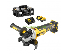 Акумулаторен ъглошлайф Dewalt DCG405H2T, 18 V, 5 Ah, Ø125 мм, 9000 об./мин. с 2 батерии и зарядно thumbnail image