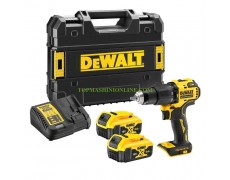 Безчетков акумулаторен винтоверт DeWALT DCD708P2T 2x 18 V, 5.0 Ah, Li-ion, 65 Nm в куфар TSTAK thumbnail image