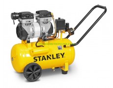 Монофазен безмаслен компресор Stanley SXCMS1324HE 1.0 kW, 1.3 HP, 24 л., 8 bar, тих 62 dB(A) thumbnail image