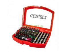 Комплект накрайници и магнитен държач бърз захват Raider 158902 1/4”, 42 части thumbnail image