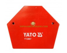 Магнитен позиционер за заваряване Yato YT-0867 111x136x24 мм, 34 кг thumbnail image