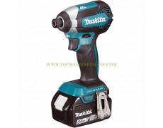 Ударен безчетков акумулаторен гайковерт Makita DTD153RFE 18 V, 3.0 Ah, 170 Nm, 1/4” thumbnail image