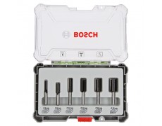 Комплект фрезери за оберфреза Bosch Ø 8 мм, 6 части, прави, 2 607 017 466 thumbnail image