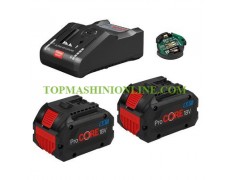 Комплект 2 акумулаторни батерии и бързозарядно устройство 18 V, 8 Ah Bosch ProCORE18V Professional и и Bluetooth Low Energy модул GCY 4, 1 600 A01 6GP thumbnail image