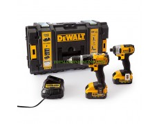 Комплект акумулаторни инструменти DeWALT DCK285M2 18 V, 4.0 Ah, Li-Ion thumbnail image