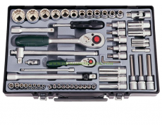 Гедоре комплект FORCE 4611 1/2, 1/4, 4-32мм, 60 части, дванадесетостен thumbnail image