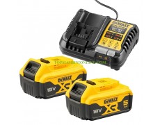 Кoмплект 2 броя акумулаторна батерия и зарядно устройство DeWALT DCB1104P2 18.0 V, 5.0 Ah, Li-Ion thumbnail image